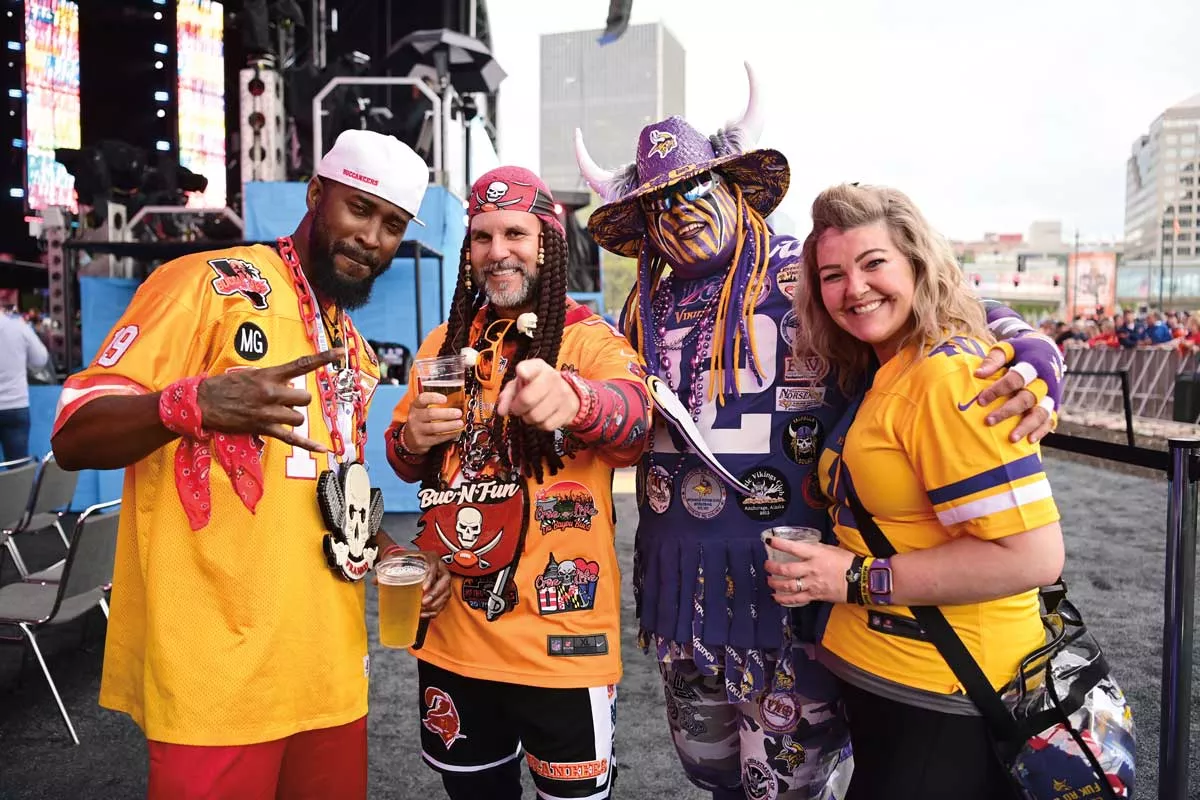 Image: Fans at the 2023 NFL Draft.