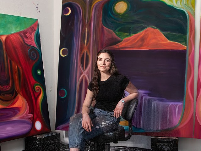 Zoe McGuire illuminates the unseen world in ‘Earthshine’ at Library Street Collective